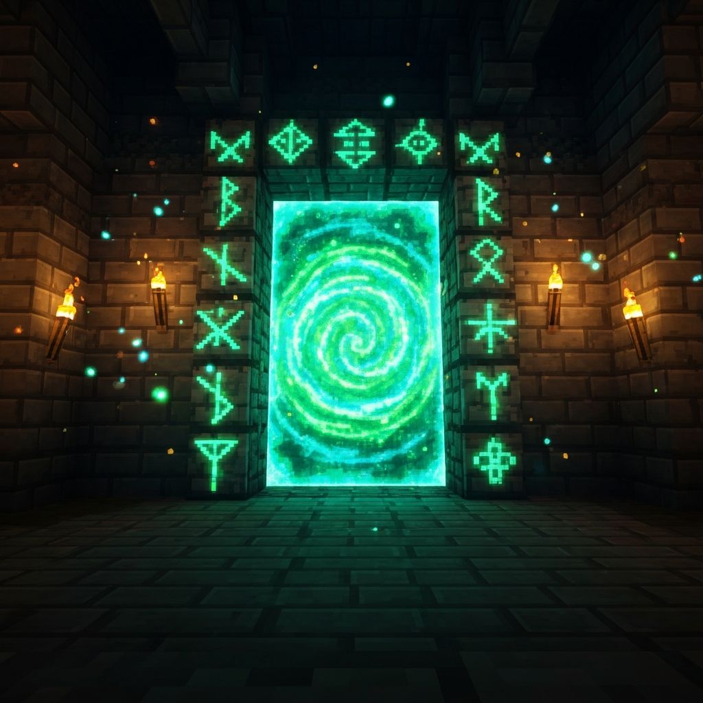 CraftSphere Dimensions magic portal